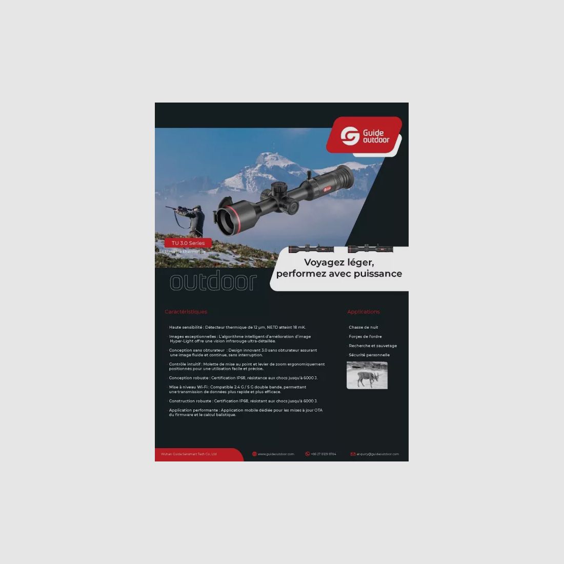 Wärmebildzielfernrohr TU650 3.0 GUIDE, Bild 2 von 3