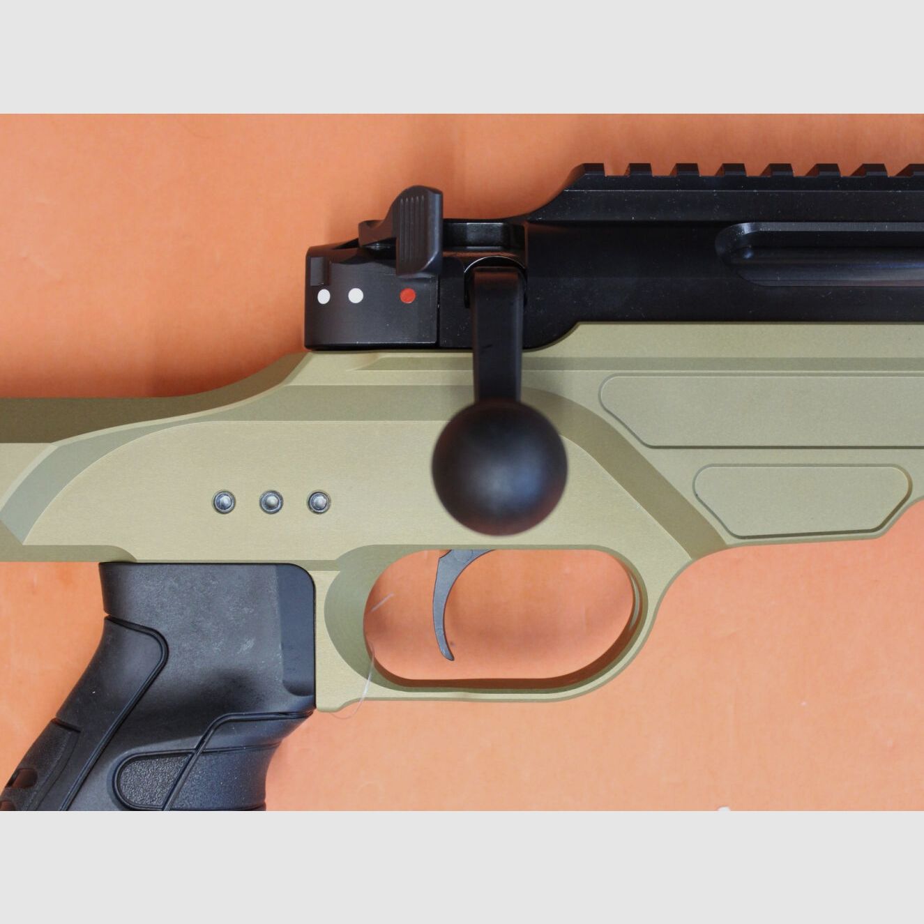 HAENEL Rep.Büchse .308Win Haenel LR/ ONE 60cm Lauf/ Mündungsgewinde M15x1/ eintellbarer Schaft/ Sandfarben