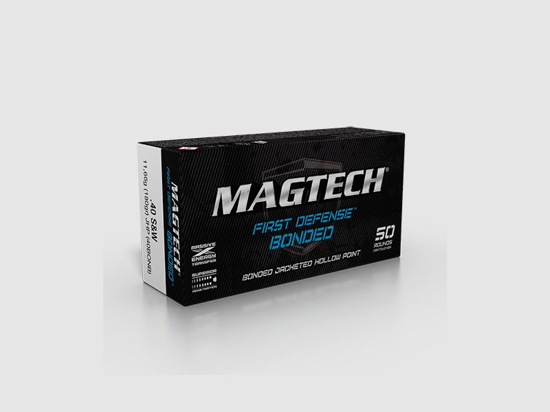 Magtech .40 S&W 180GR JHP 50 cartouches