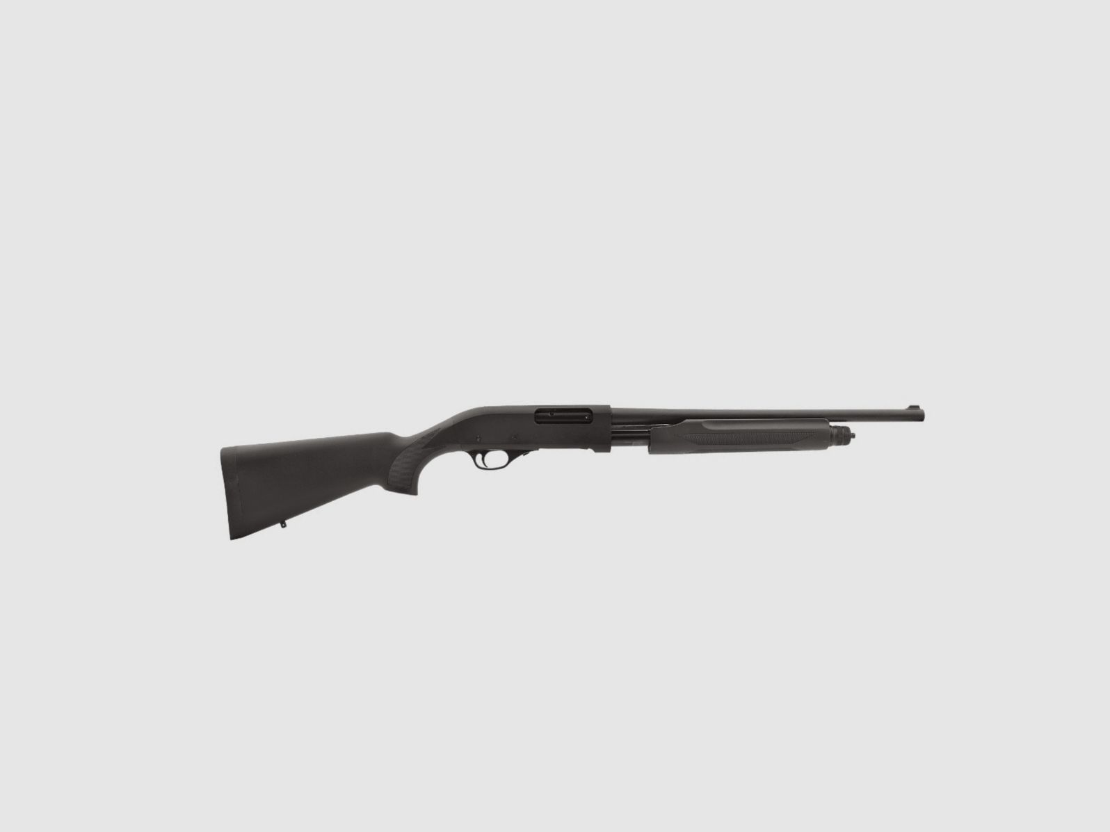 Pompactiegeweer AKSA PA-1204 kal. 12/76 – 7+1 zwarte kolf
