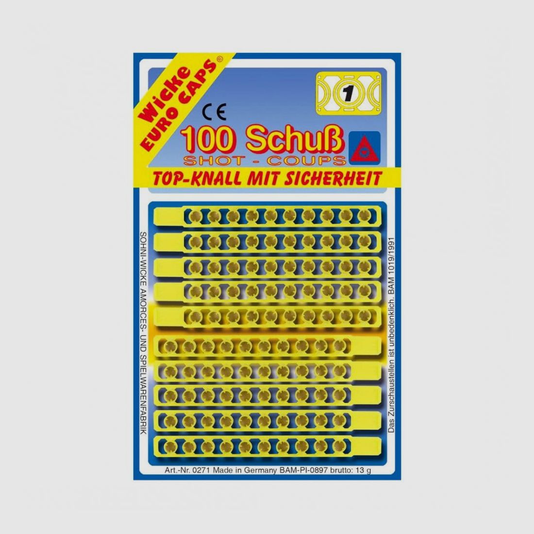 Wicke Einzelschuss Amorces 100 Schuss