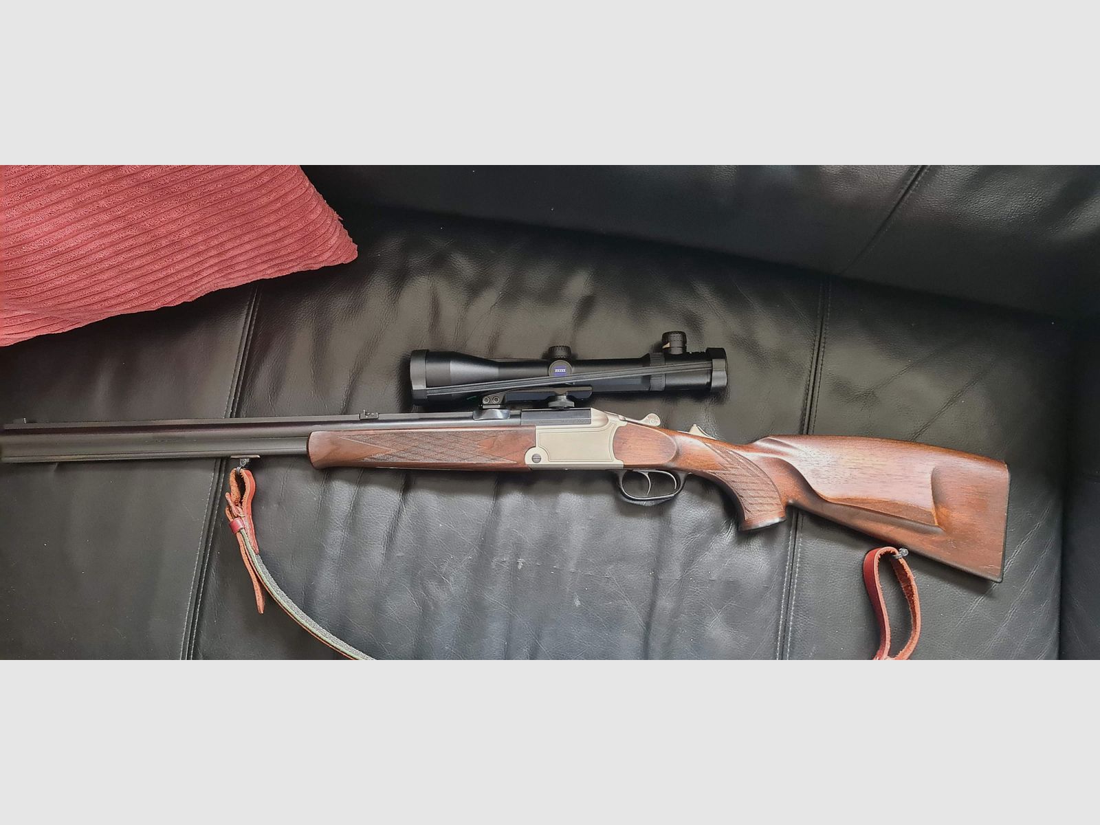 Escopeta de doble cañón BBF 700/88 Cal. .30 R Blaser/ 12/70 con visor Varipoint VM 2,5-10x50