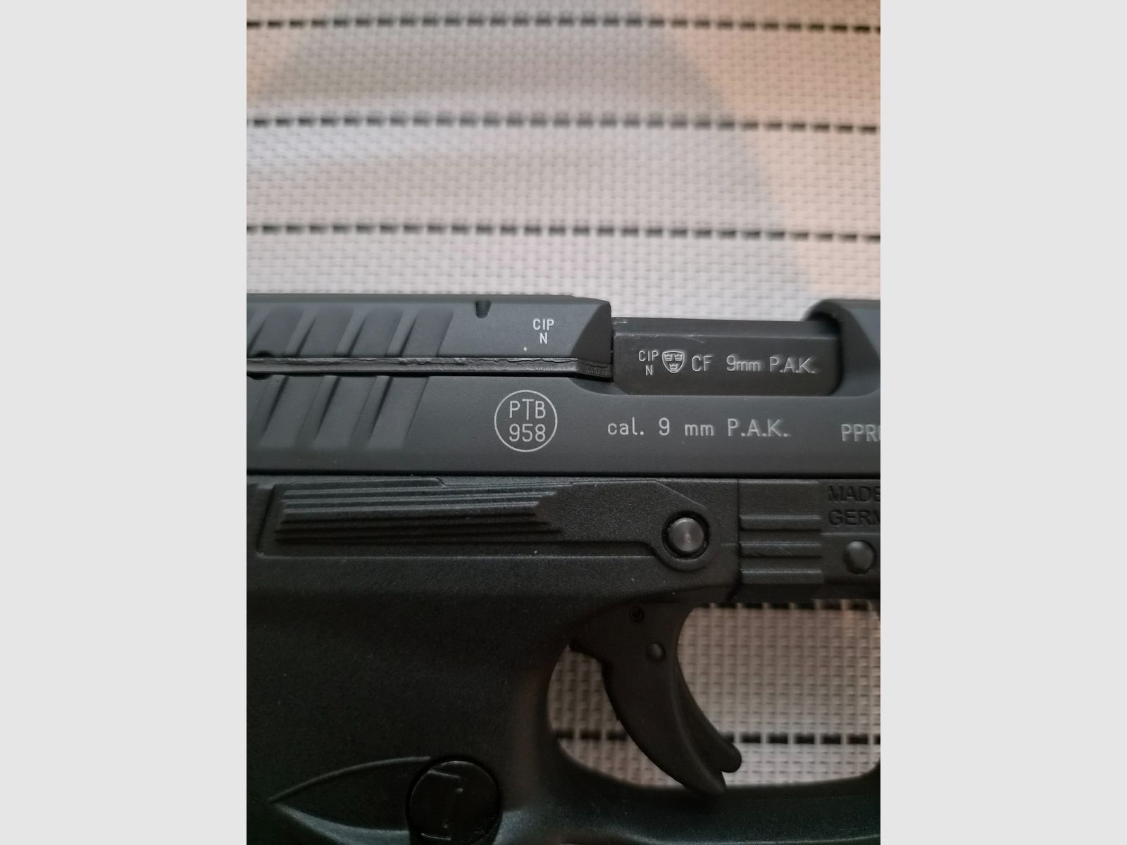 Walther PPQ M2 9mm P.A.K.