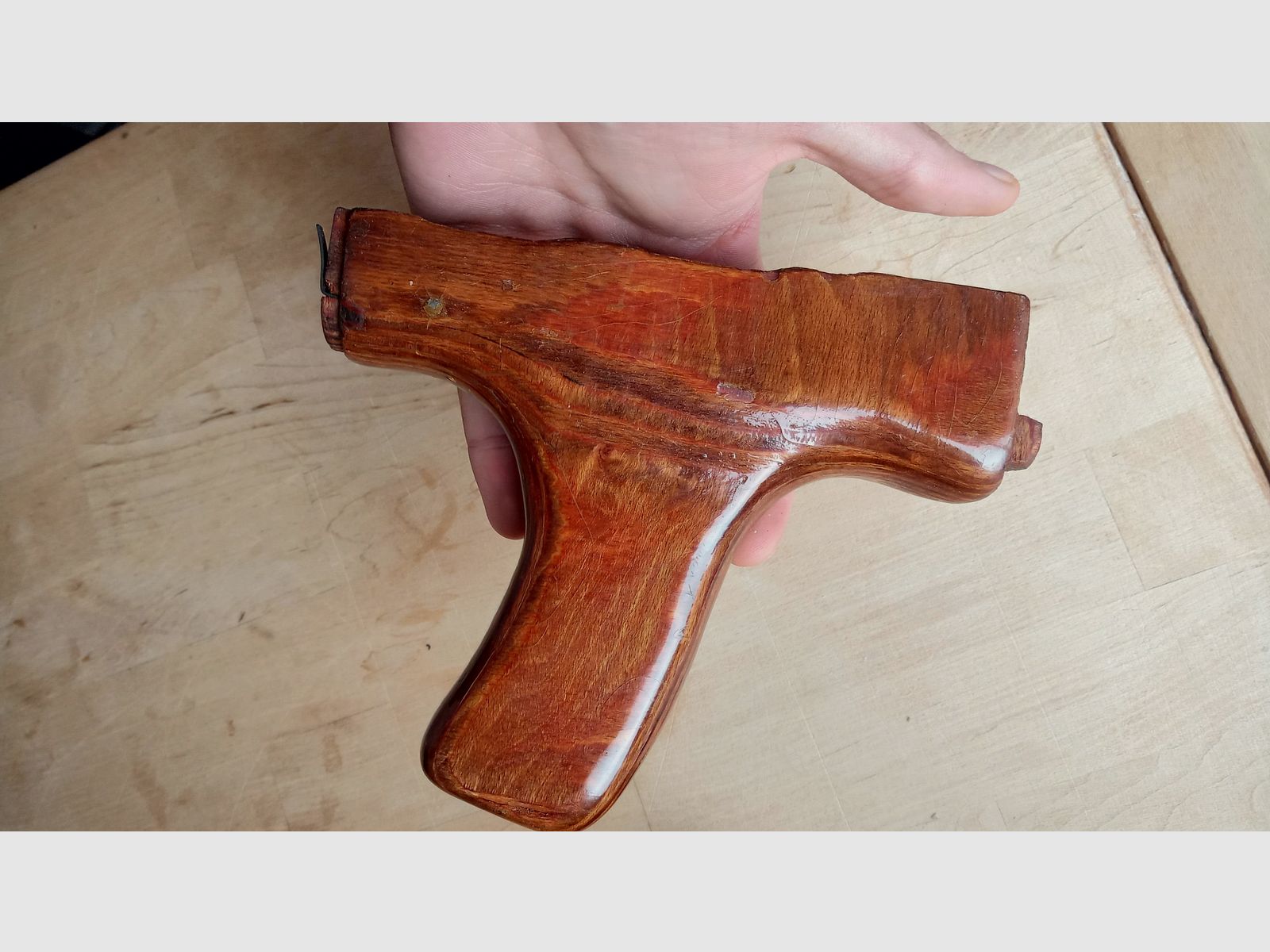 #2 Romanian lower AK handguard s.g. donkey-dick (Uluc) laminated wood Romy Dong for PM md.63 md.90 AIMR AIMS