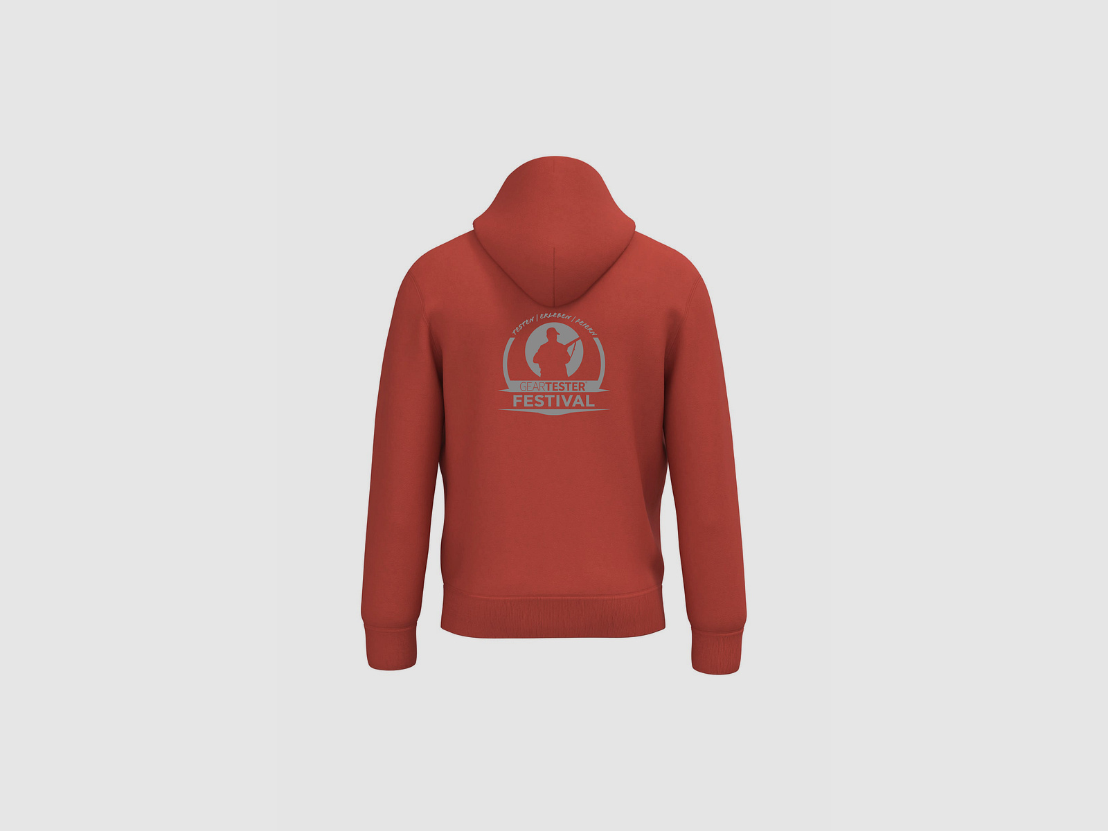 Geartester Festival Bio Hoodie, kleines Logo