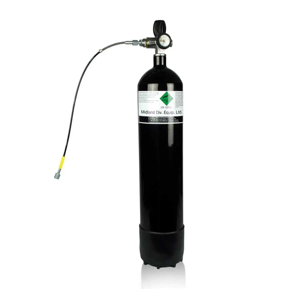 7 liter PCP-fles 300 bar. Compleet pakket