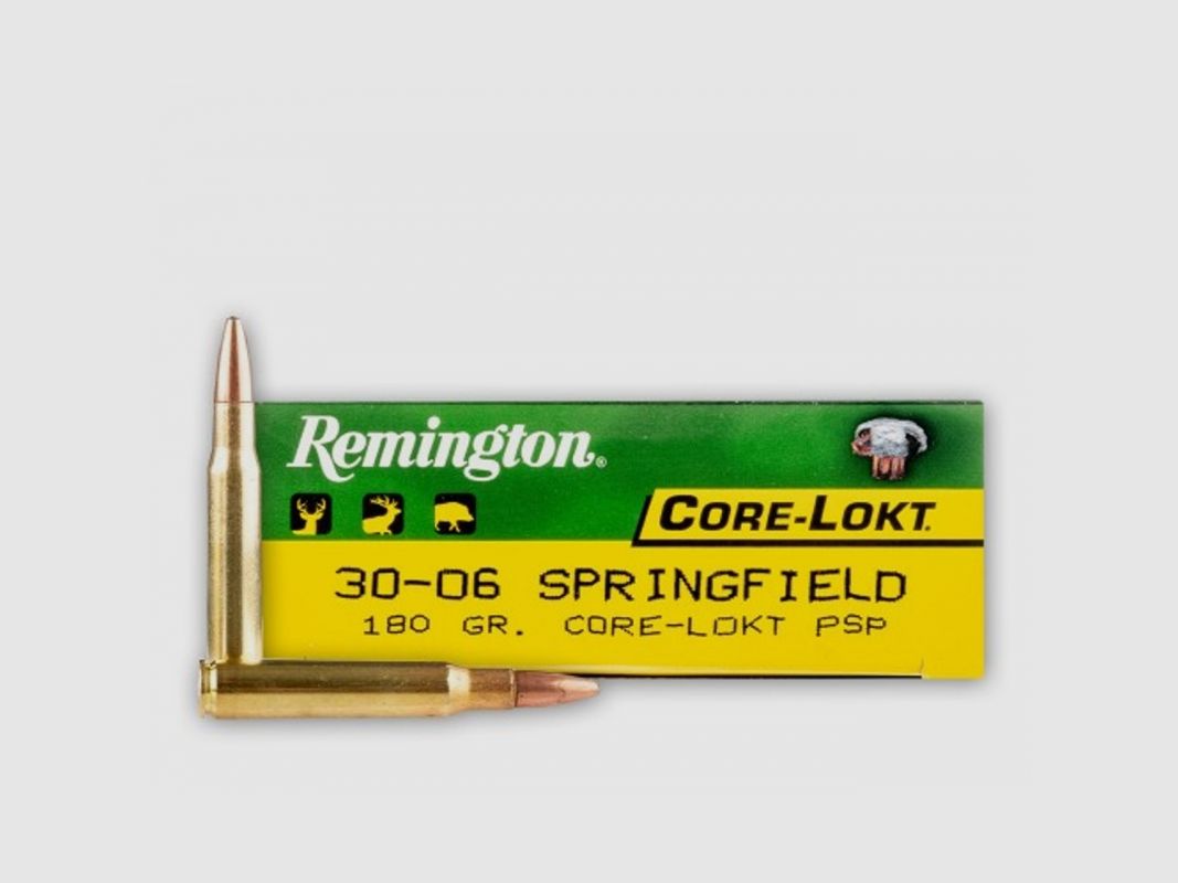 REMINGTON 30-06 - 180 GR. CORE-LOCK PSP (R30065), afbeelding 2 van 3