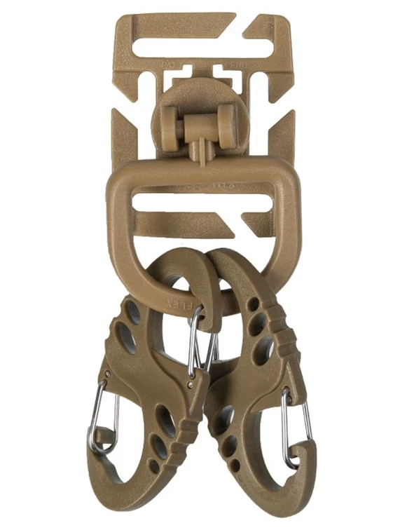 ULTIMATE Karabiner-Set für Molle coyote 13457605 mil-tec