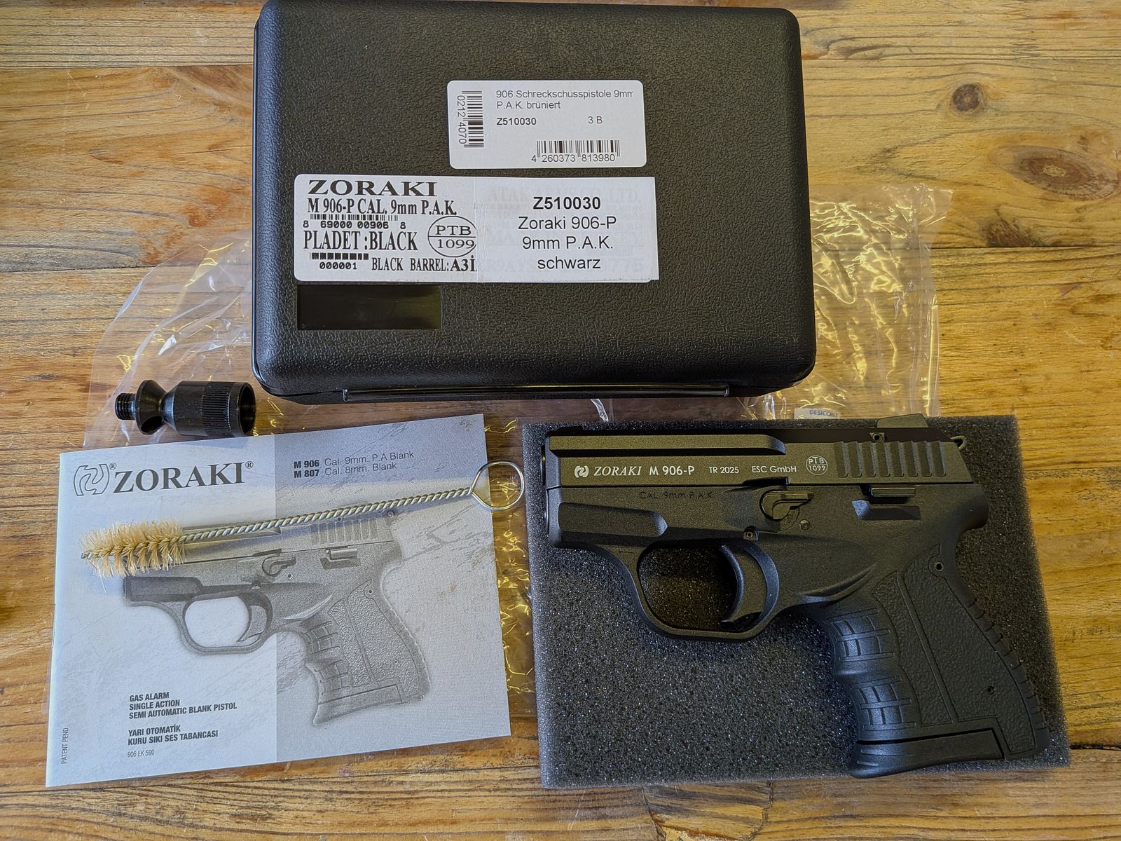 Zoraki 906 Schreckschusspistole 9mm Pak schwarz