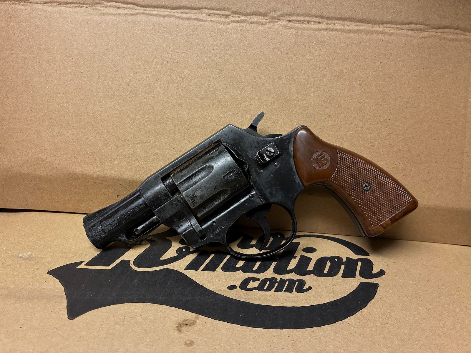 Röhm RG 79 9mm blank cartridge blank firing gas revolver gas pistol W. Germany PTB 341