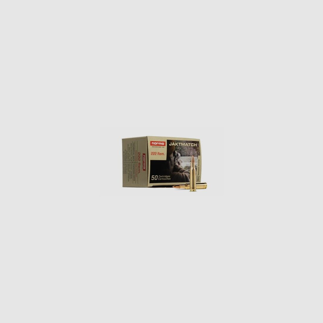.222 Rem. Norma Jaktmatch 3.6g / 55grs.