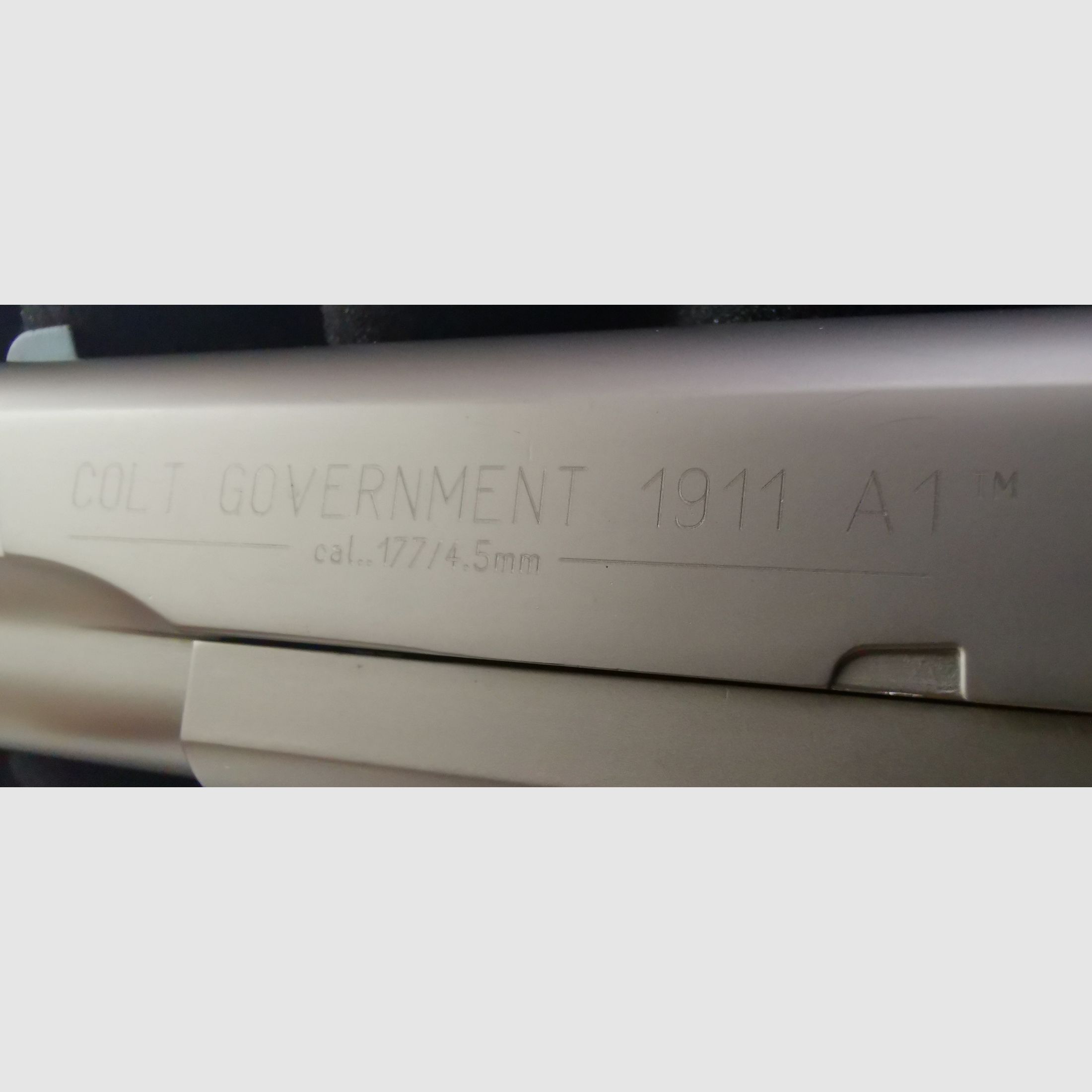 Colt Government 1911 A1 Nickel Co2 4,5mm bardzo rzadki