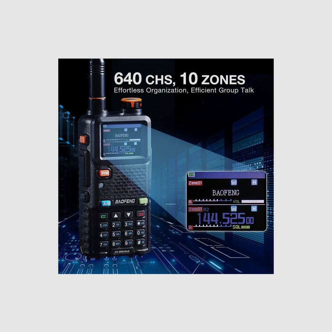 Baofeng Transceiver Baofeng UV-5RM Plus GPS, zdjęcie 8 z 8