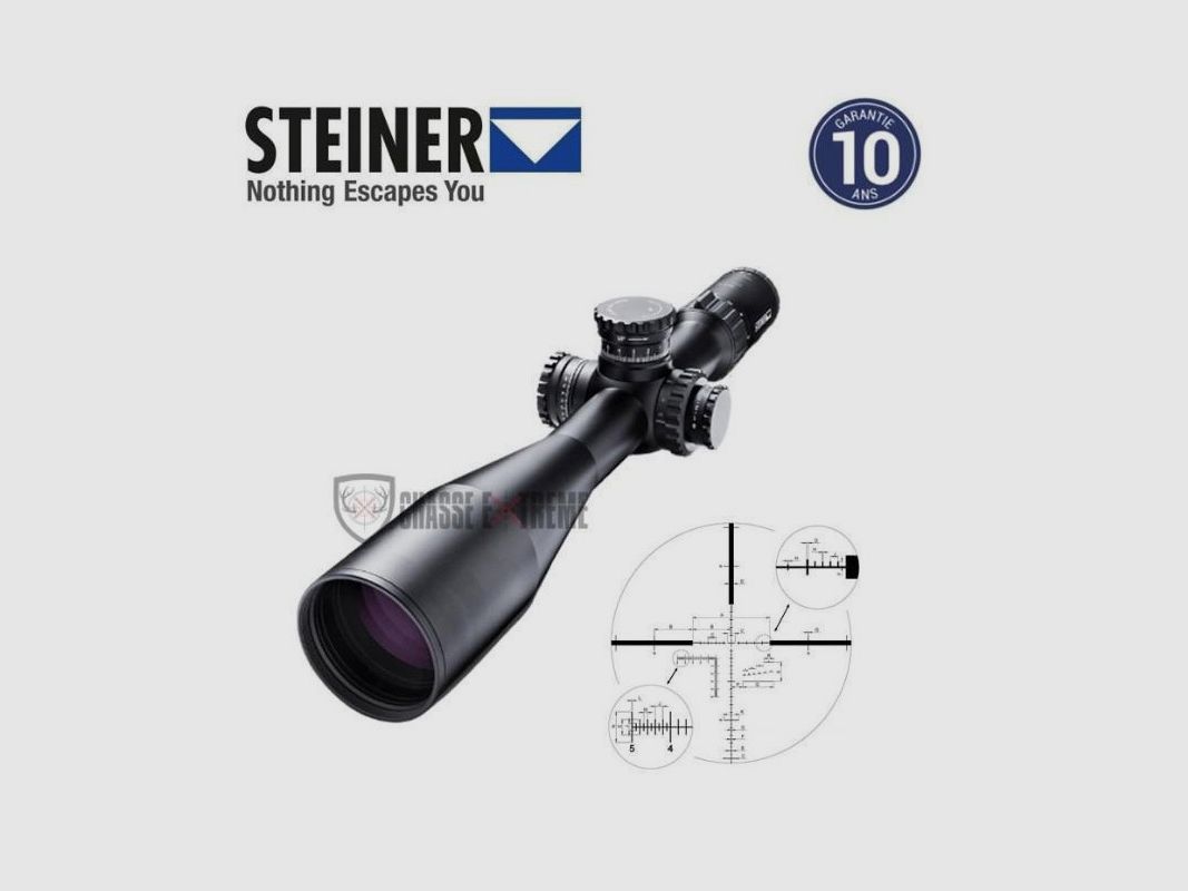 Telescopio STEINER Military M5xi 5-25x56mm 34mm Reticolo Msr Illuminato Con Ard S56, immagine 1 di 2