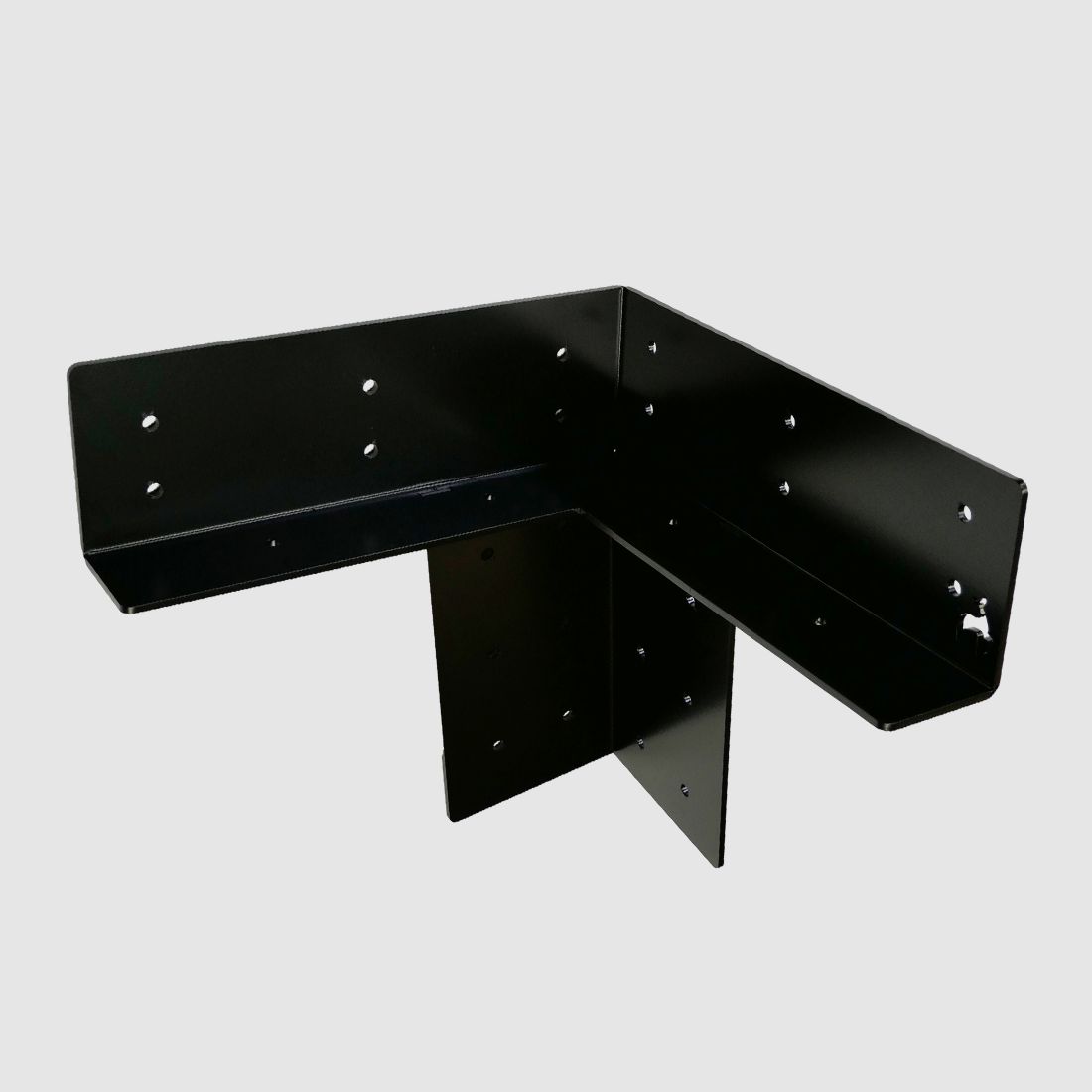 High-quality steel corner brackets 4-piece set KTL coated EXTREMELY ROBUST AND DURABLE