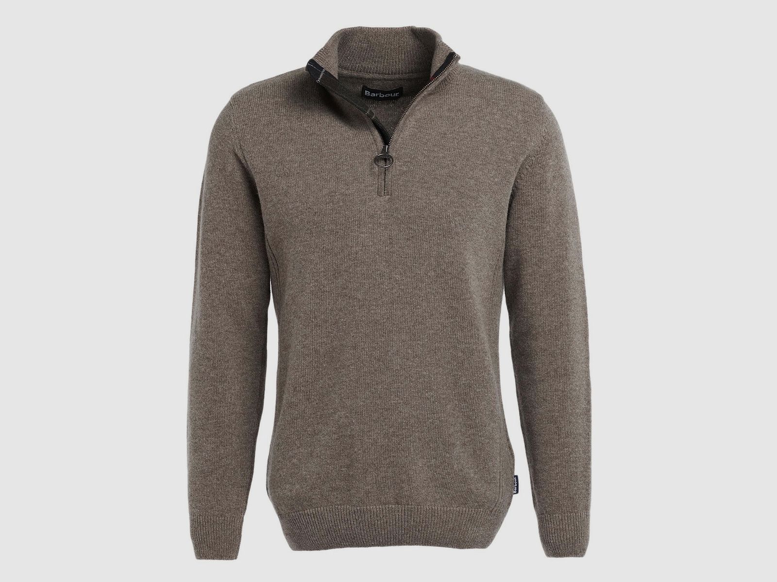 Barbour Holden Half Zip Sweater military marl