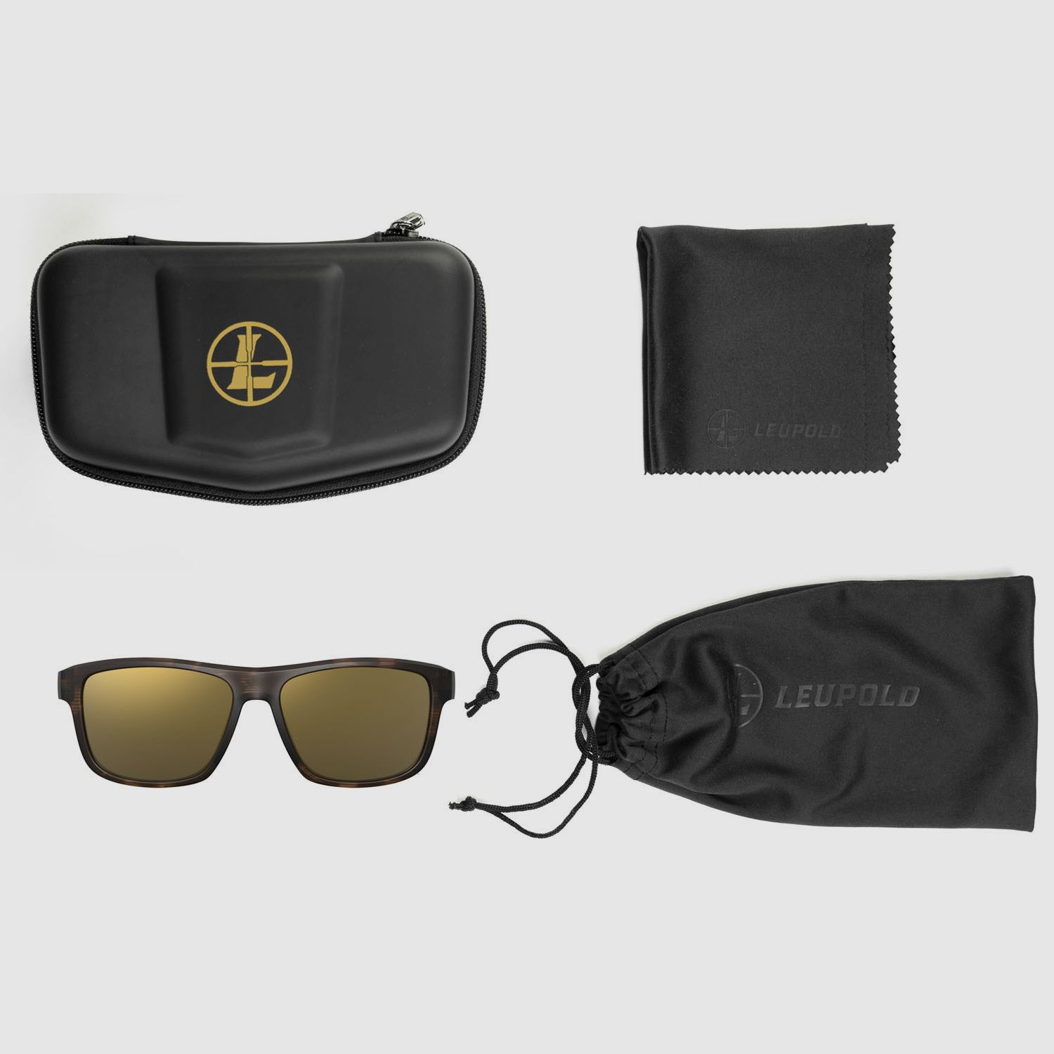 Lunettes LEUPOLD KATMAI – monture en écaille mate / verre miroir bronze, image 2 sur 7