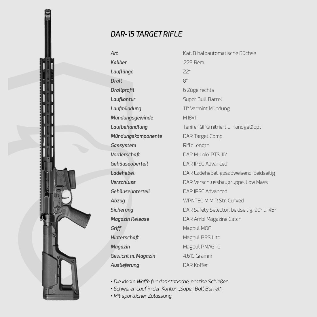 DAR-15 TARGET RIFLE