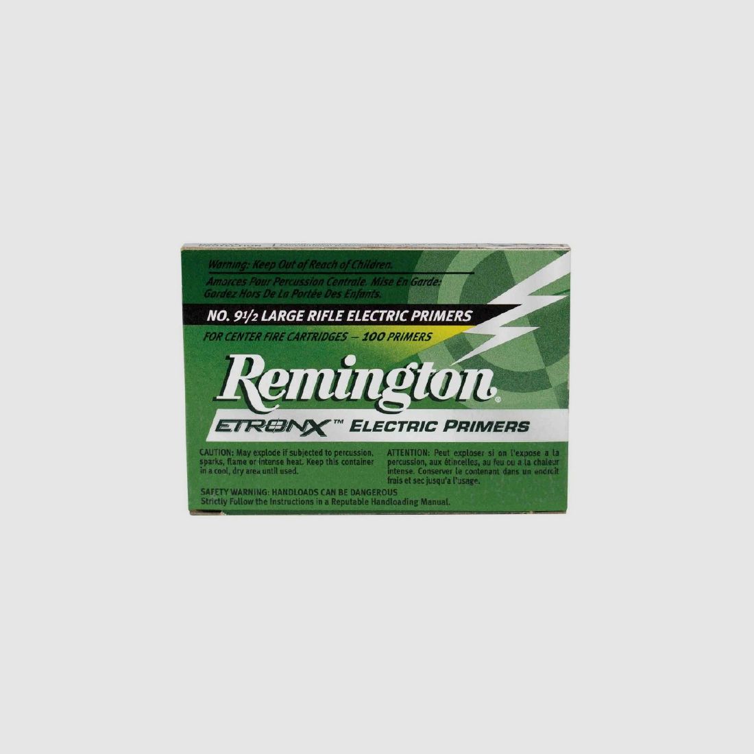 Remington Zündhütchen 9 1/2 Etronx Electric Large Rifle 100 Stück