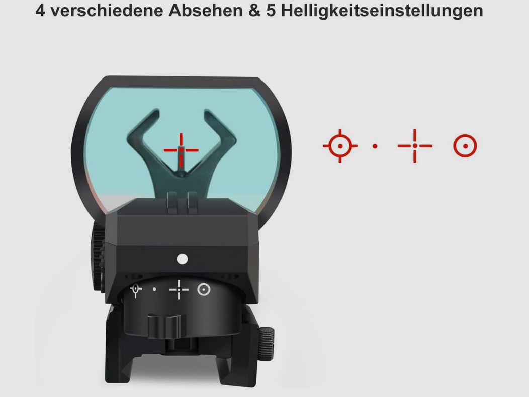 Feyachi RS-30 Red Dot - Red dot sight for Picatinny - 4 different reticles - red