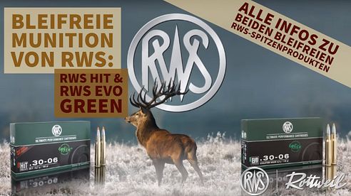 Warum bleifreie Munition? Wir zeigen euch die Unterschiede zwischen RWS HIT und RWS EVO Green!