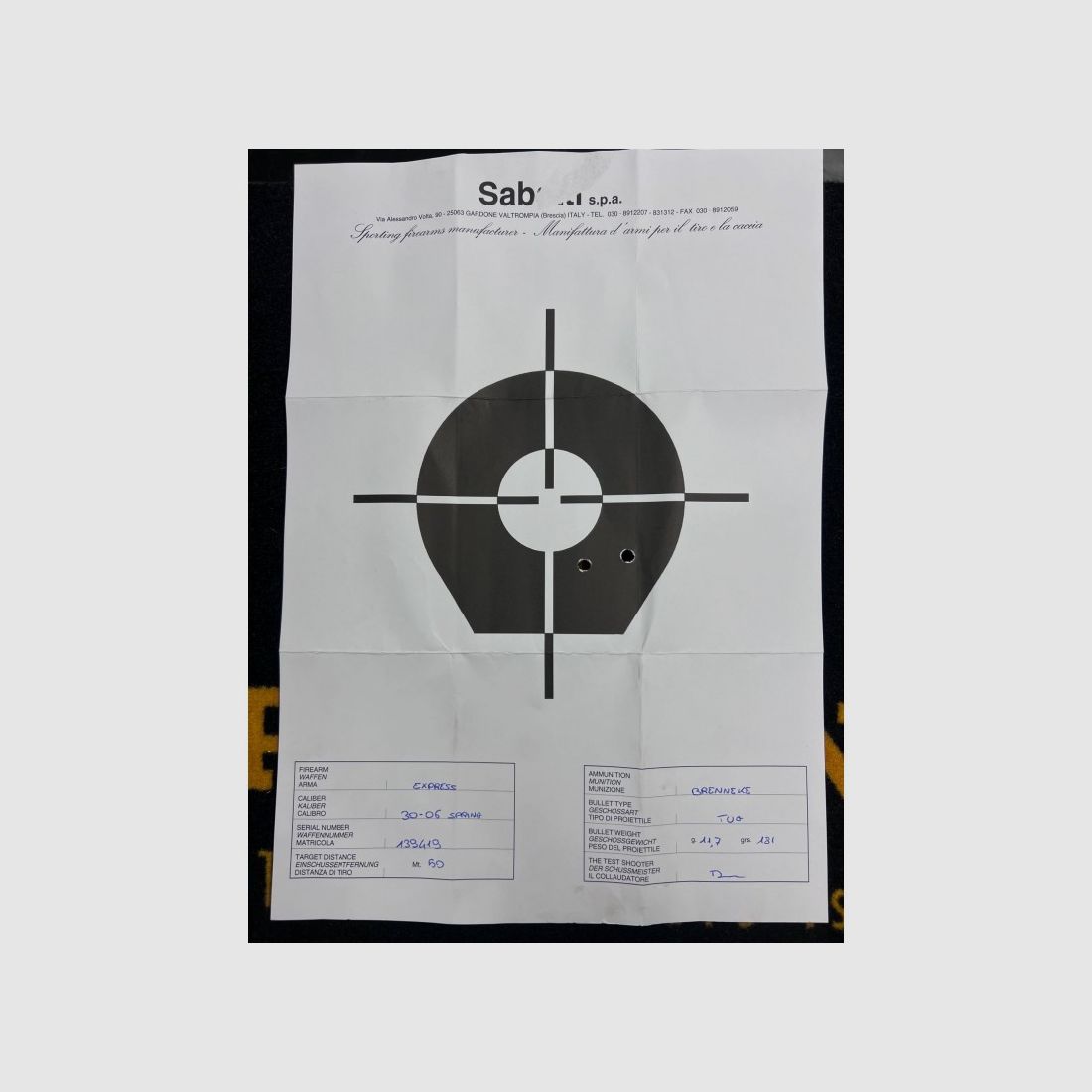 Sabatti EX 190 30-06, image 9 sur 9