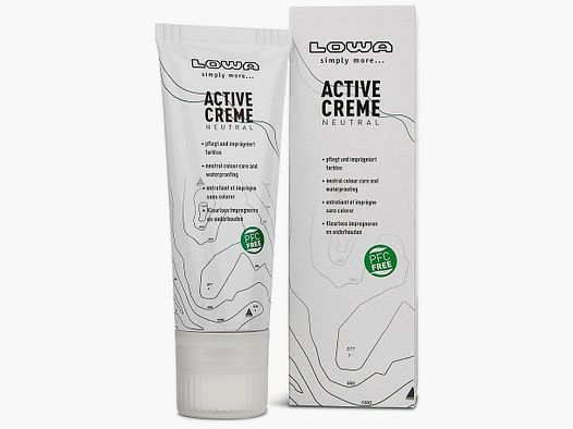 Lowa Active Creme 75 ml farblos PFC free Herzensprojekt