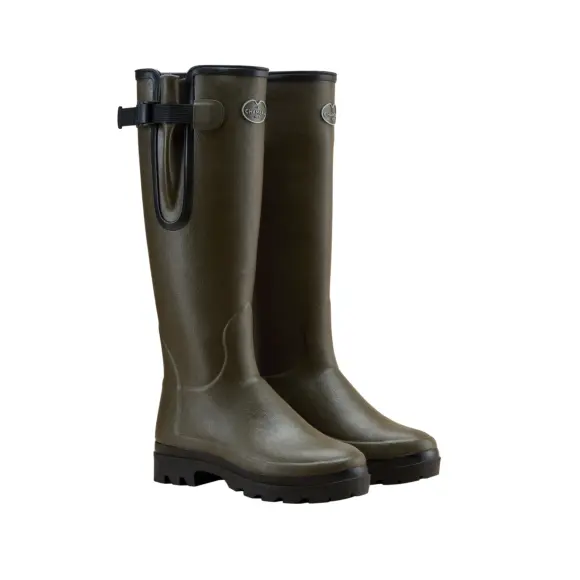 Le Chameau Vierzonord Neoprene Lined Boots Green Chameau, image 1 of 16