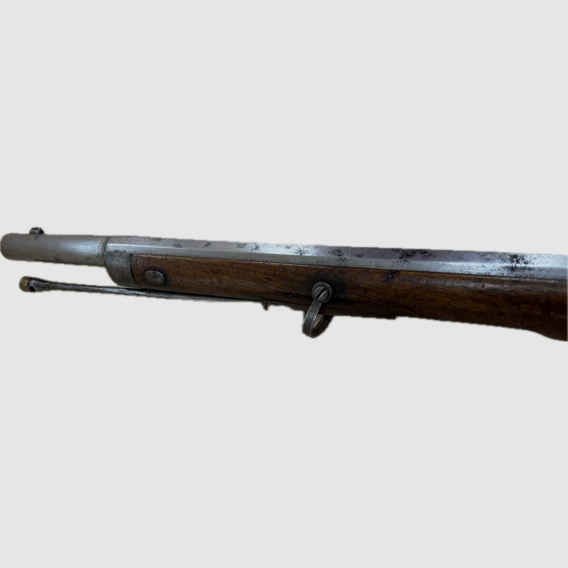 Wänzel Jägerstutzen M1854/67 Kal. 14 x 33R Wänzel met origineel bajonet en patroon, afbeelding 5 van 6