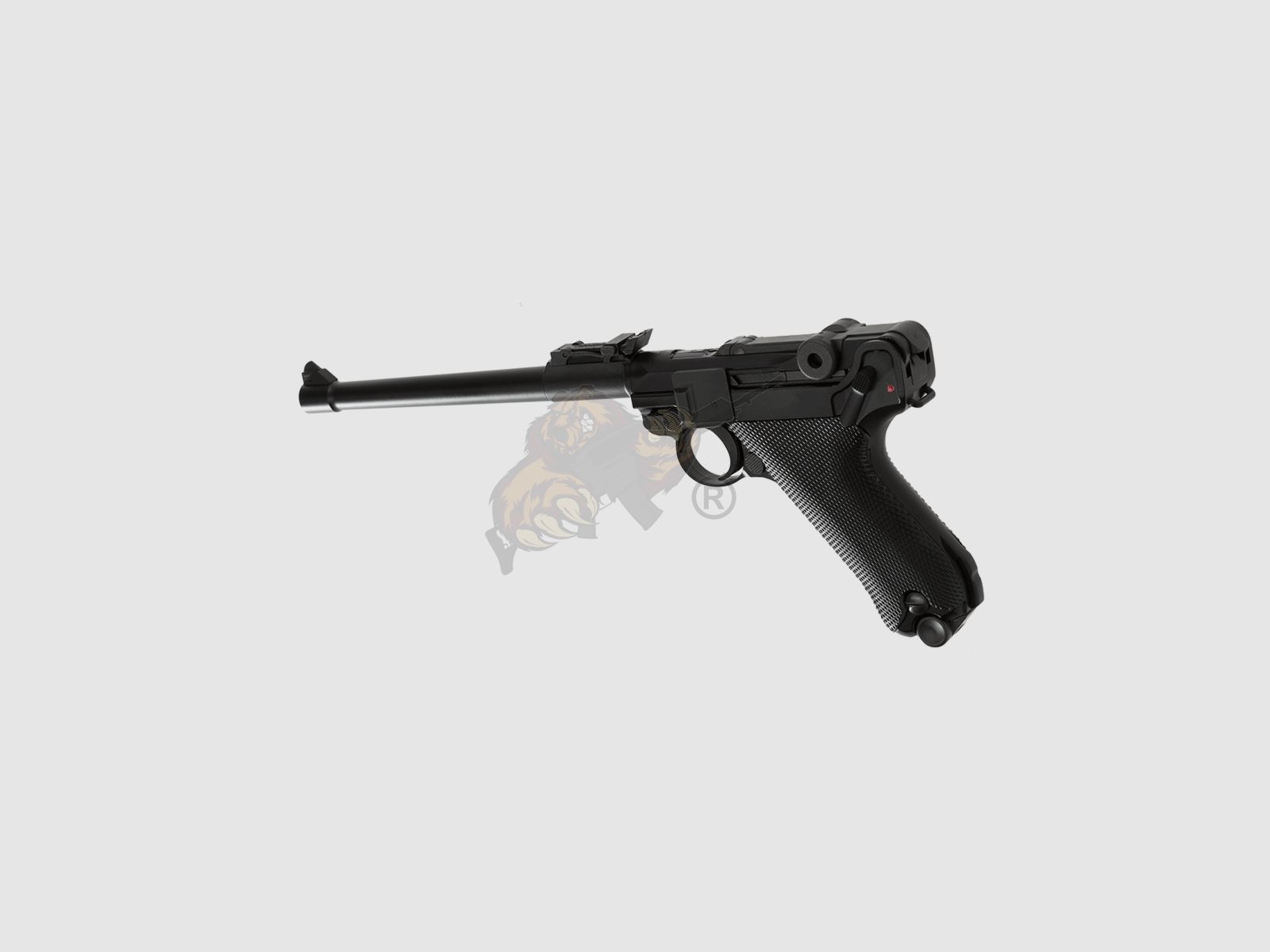 WE P08 "Ari-08" Vollmetall GBB schwarz -F-