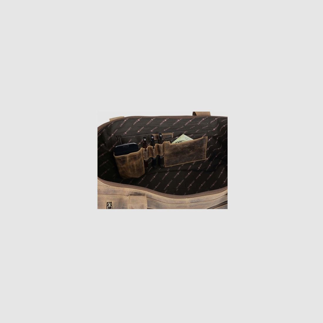 Vintage-Lederreisetasche, Bild 6 von 6