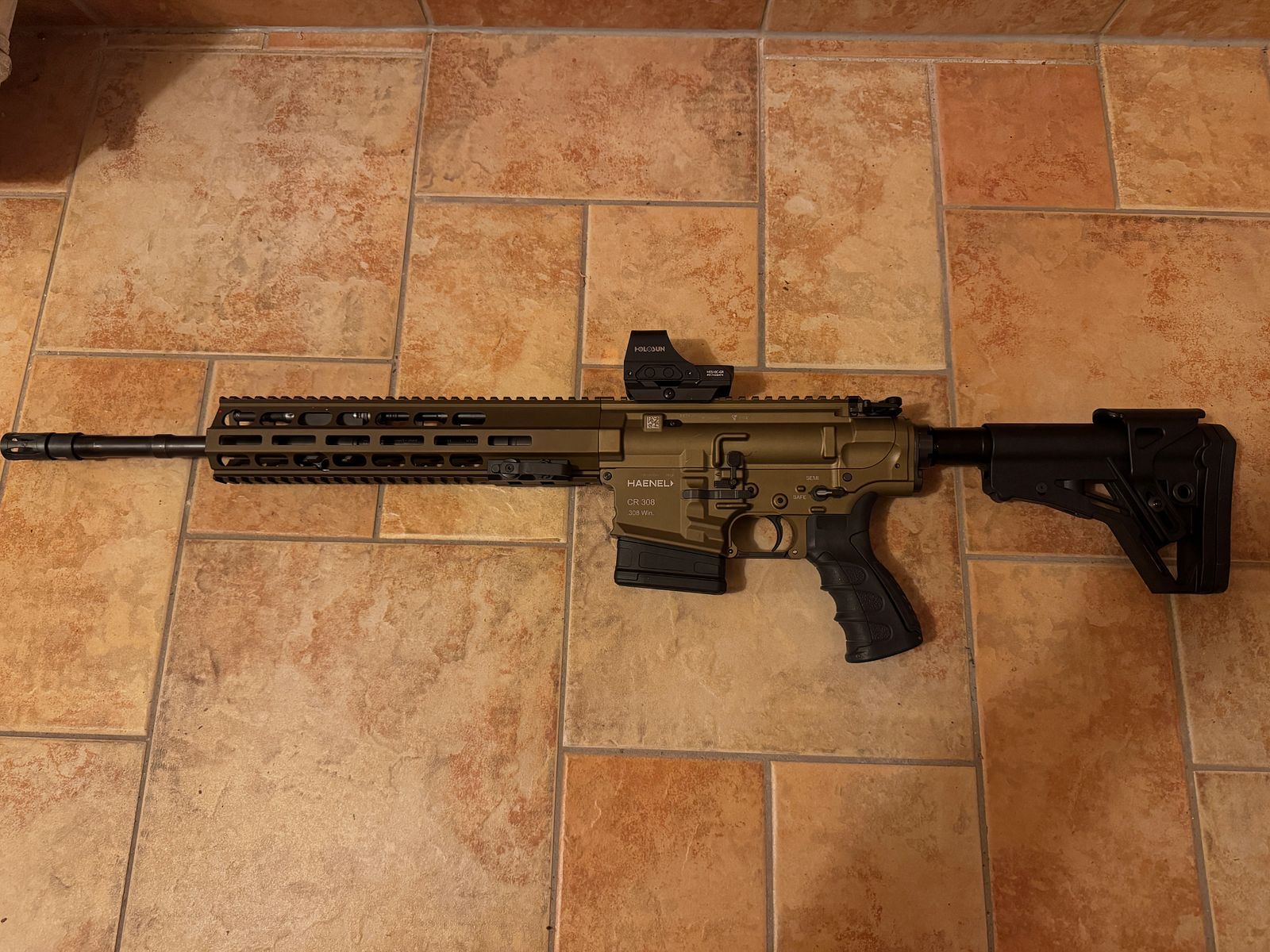 Haenel CR 308 + Holosun HE510C-GR