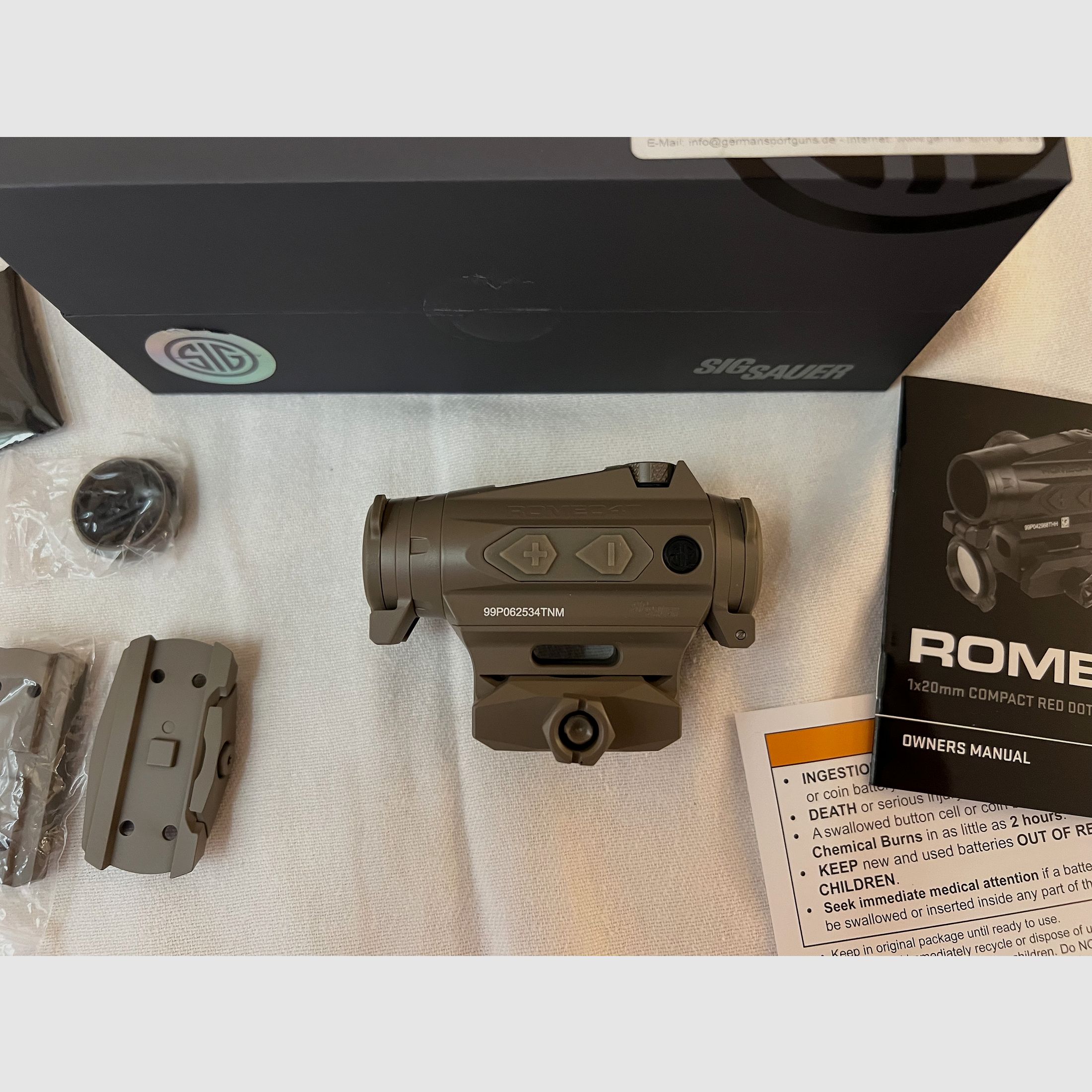 Sig Sauer Romeo 4T FDE Solar Nuovo NP 849€