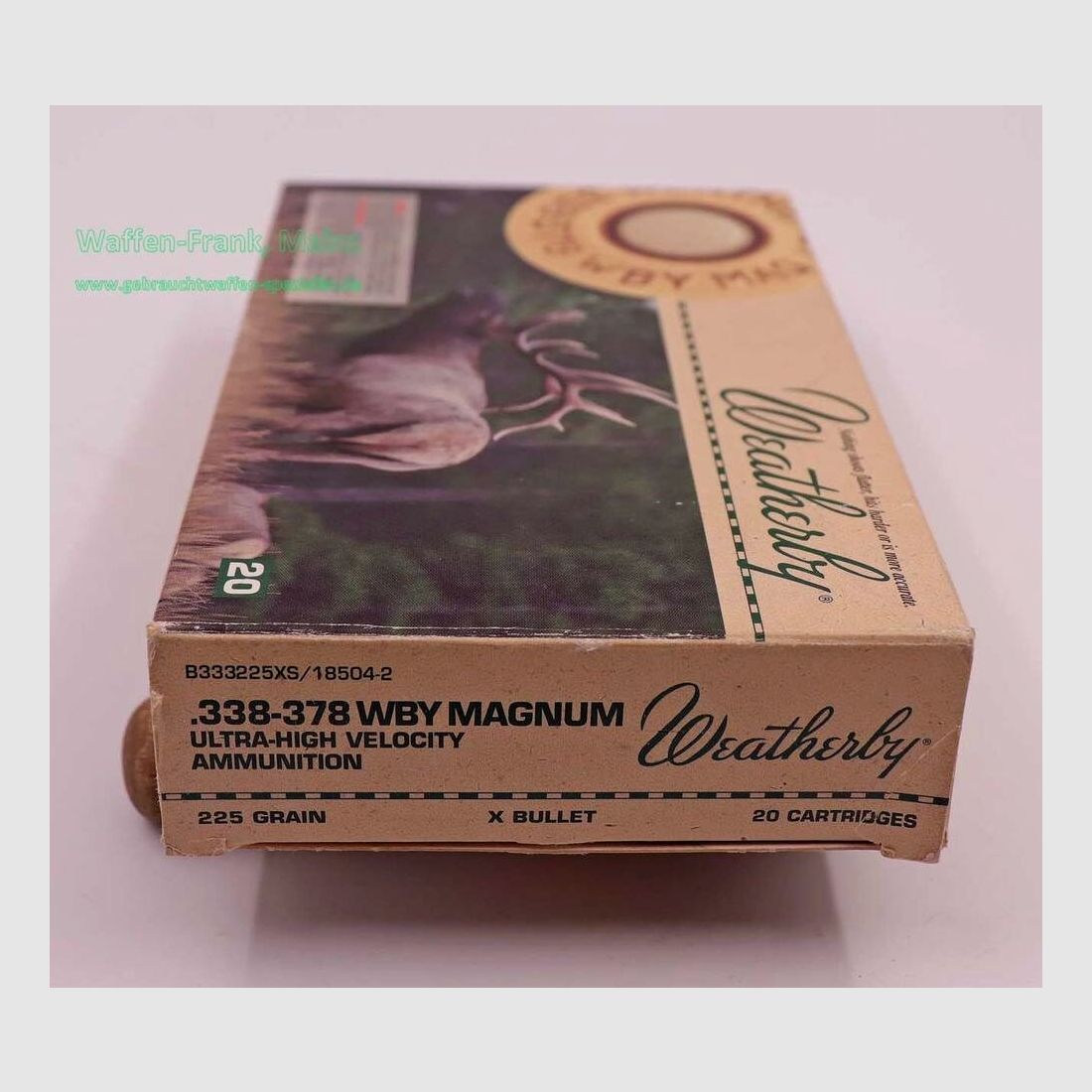 Weatherby - USA Büchsenpatronen .338-378WBY.Mag