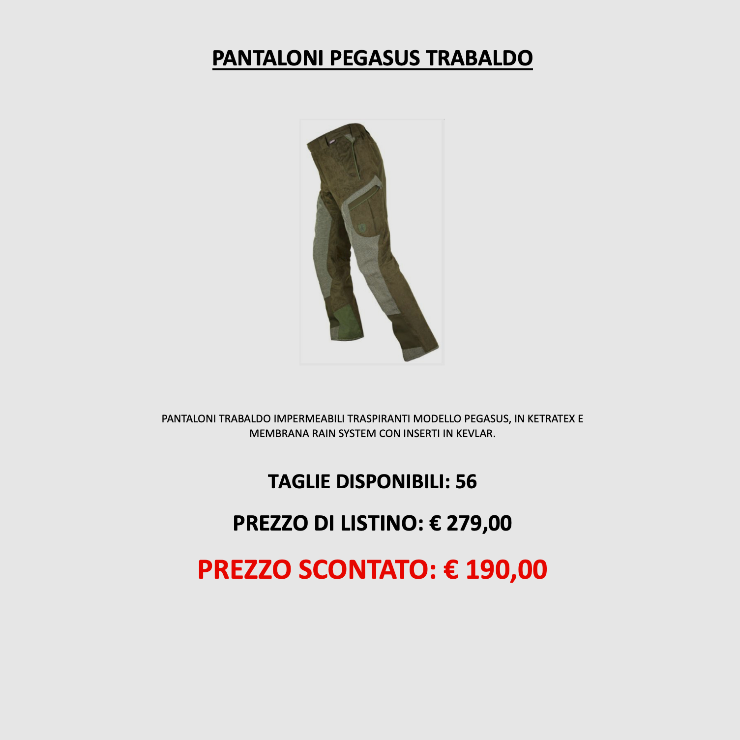 TRABALDO – PEGASUS, afbeelding 1 van 3