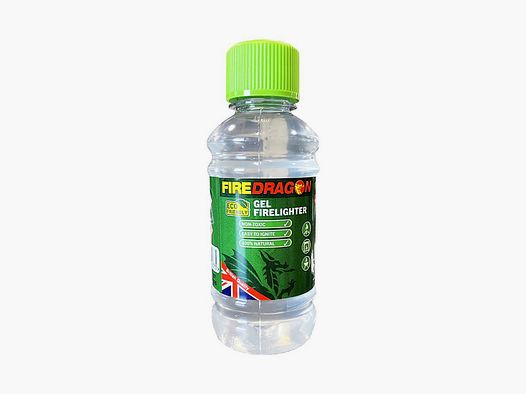 Fire Dragon Gel 200ml CN348A wetterfester Brennstoff zum Anzünden von Kocher / Grill / Kamin usw.