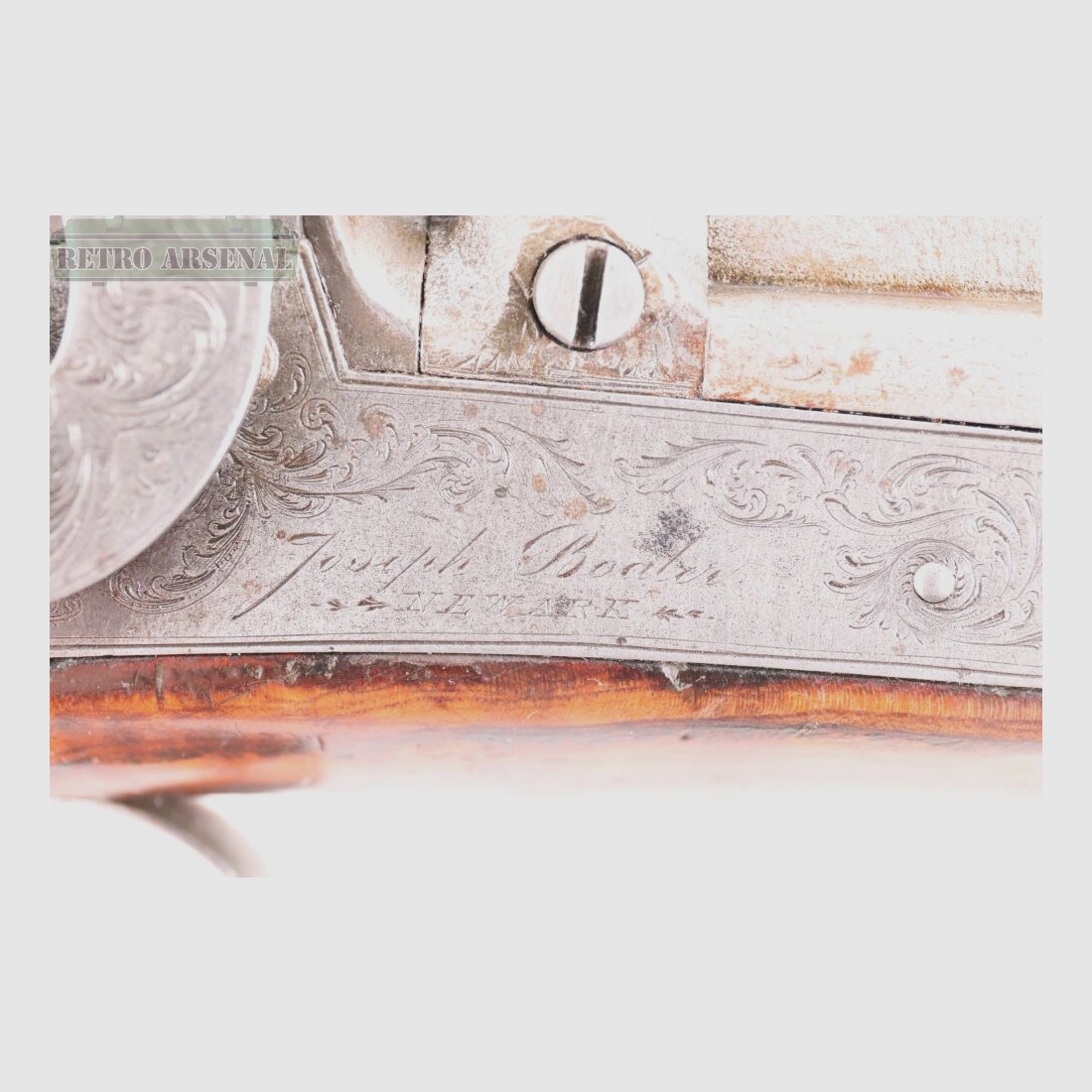 Joseph Boaler Newark muzzle-loading pistol