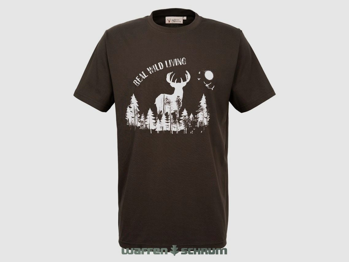 Hubertus T-Shirt Real Wild Living Olive