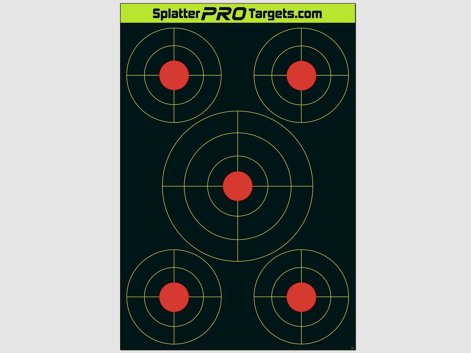 Splatter Pro Targets target boards UB 03 18, 45x30cm, pack of 10, image 2 of 4