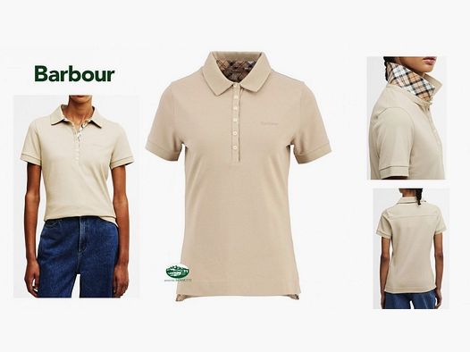 BARBOUR Polo Portsdown donna colore tortora