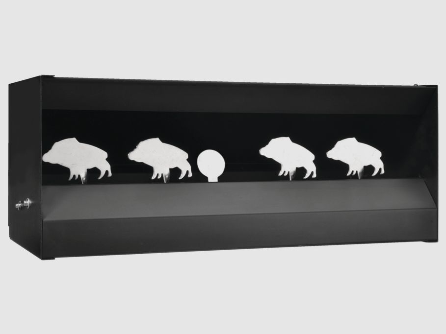 Magnetische PISTEUR Zielscheibe 4 Wildschweine Metall