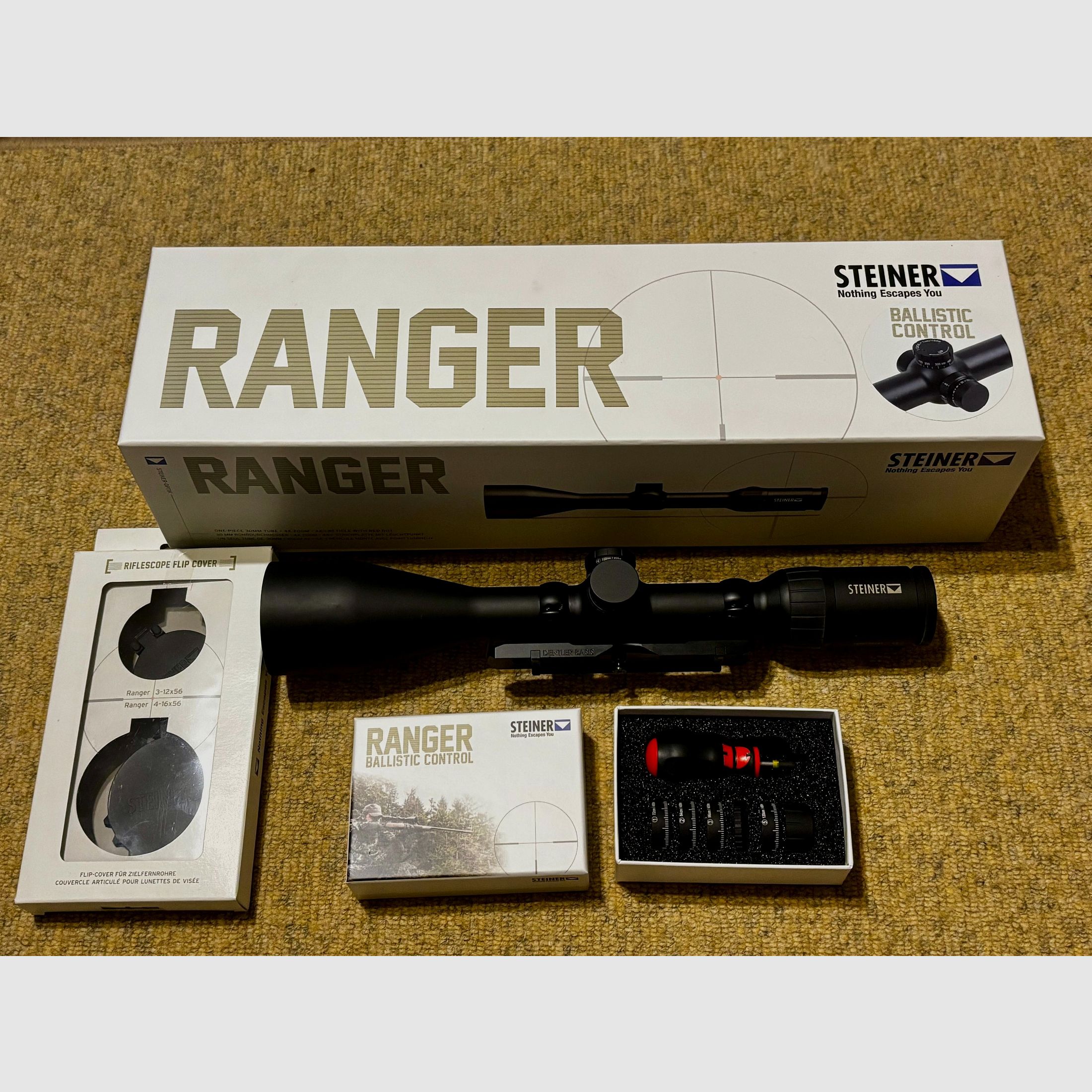 SAKO 85 Carbonlight M .308 Win Premium complete package | new SAKO carbon stock 2026 | Steiner Ranger 4 - 16 x 56 BC | Stalon XE108 suppressor | Dentler rail | 5100 € negotiable, image 17 of 19
