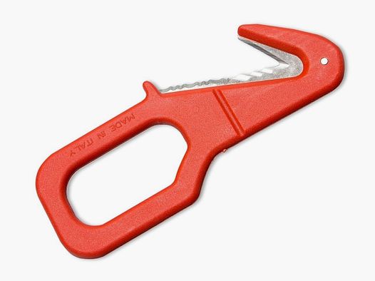Rettungsmesser FKMD RESCUE DIVING STAINLESS STEEL. RED
