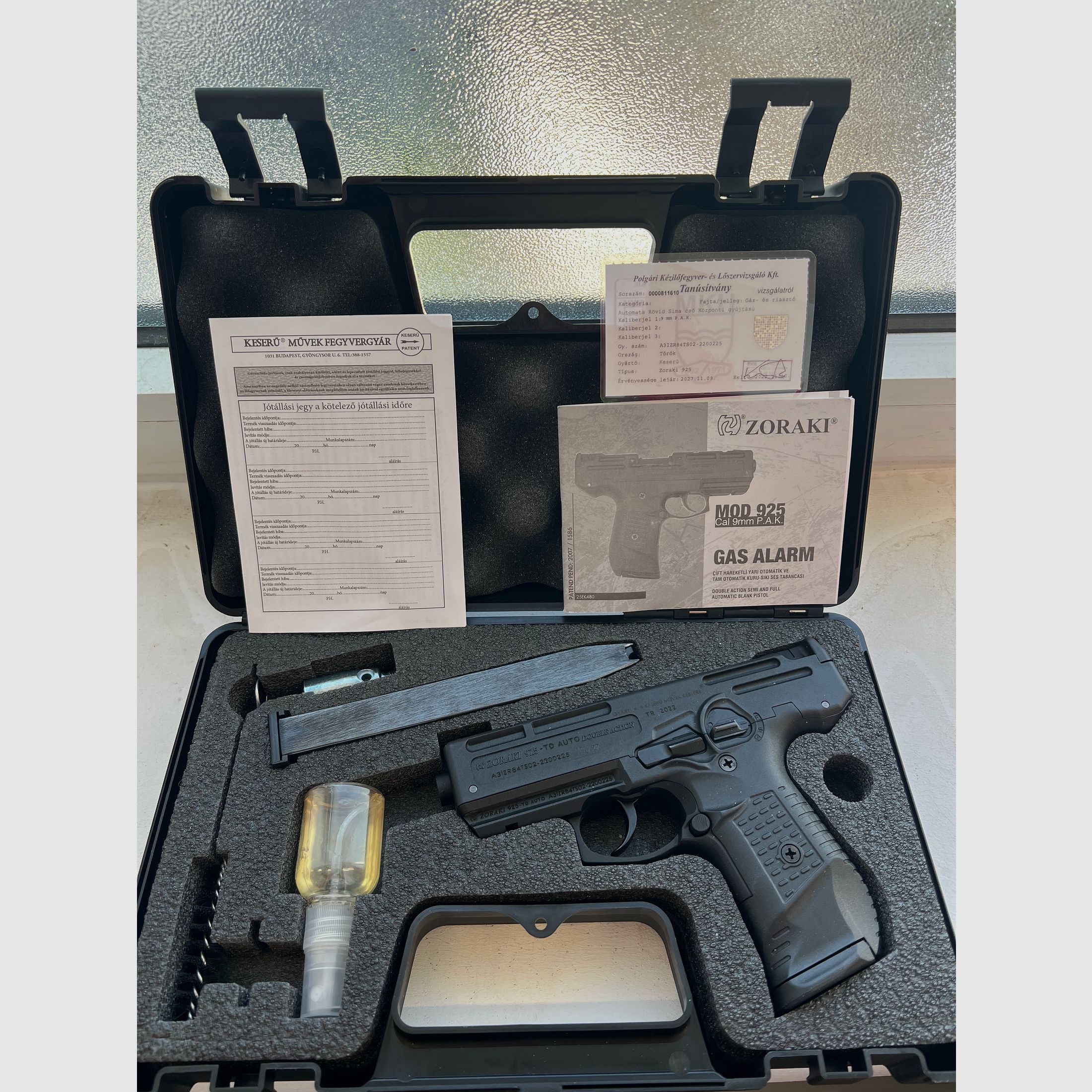 ZORAKI Gaspistole (SRS) 925 black Kal. 9mm P.A., Bild 1 von 7