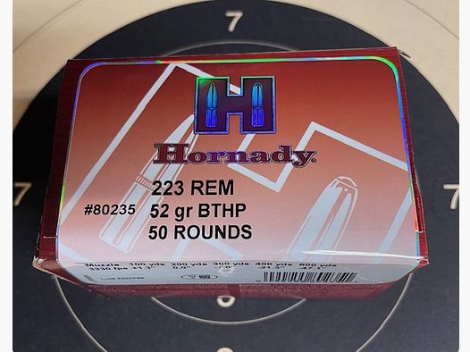 Hornady .223 Rem. BTHP Match 52gr 500 Schuss