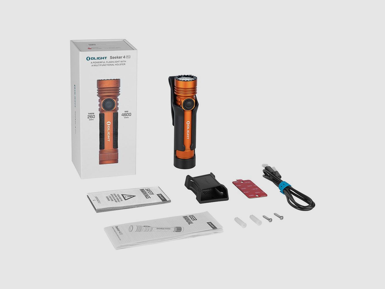 Olight Seeker 4 Pro | Torcia LED Ultra Potente 4600 Lumen, immagine 5 di 7