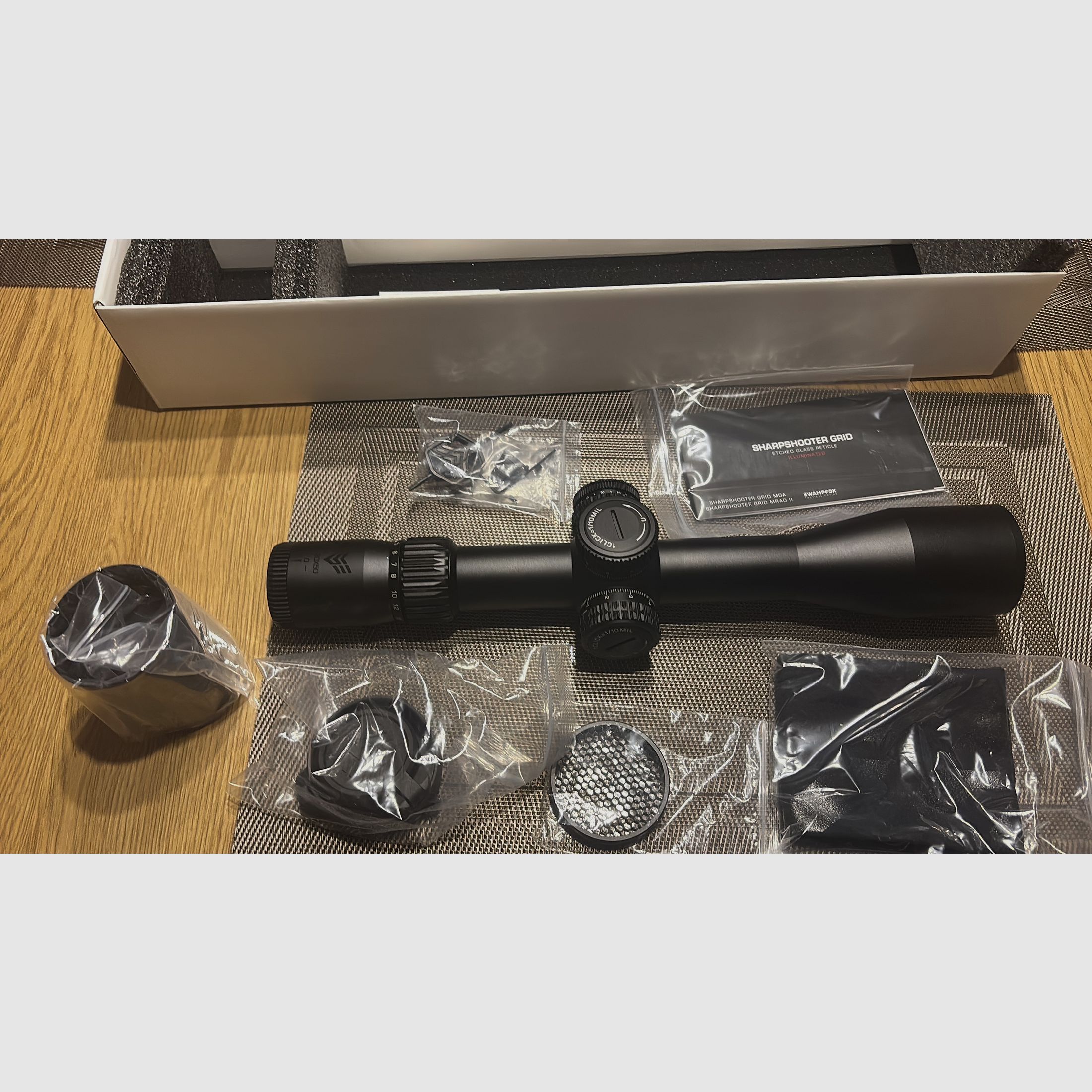Swampfox Warhawk 4-20x50 FFP scope