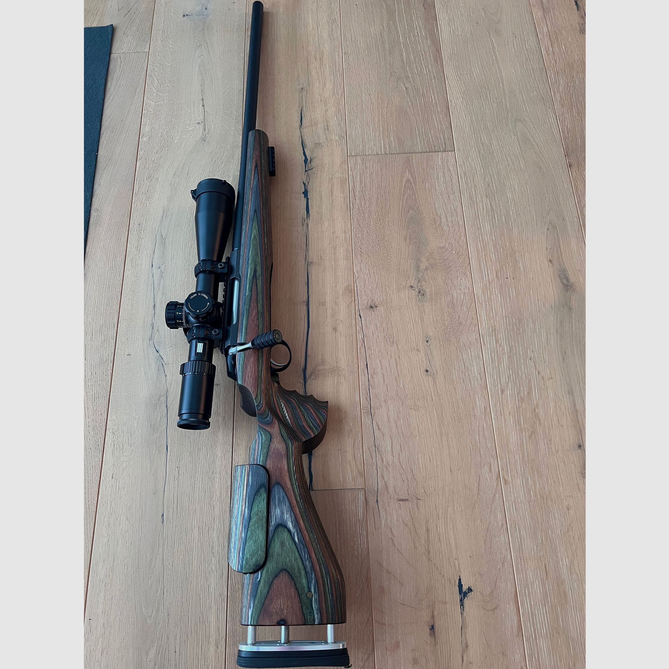 Tikka T3x Varmint links 223 GRS Atzl AbzugLaufgewinde 