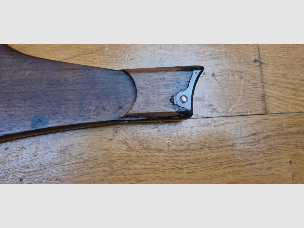Zeldzaam afneembare kolf voor Luger P04-pistool van de Duitse Marine – Periode eind Eerste Wereldoorlog door DMW – Stille eenheidsplaat – Keizerlijke Marine keurmerk – BE+ /TBE, afbeelding 12 van 16