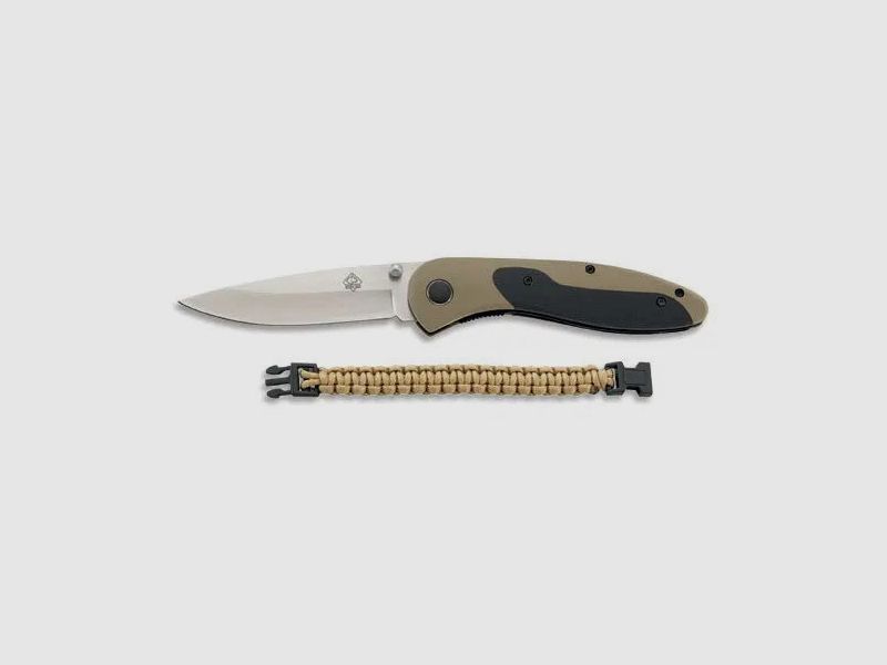 PUMA TEC One-Hand Knife with Paracord Bracelet